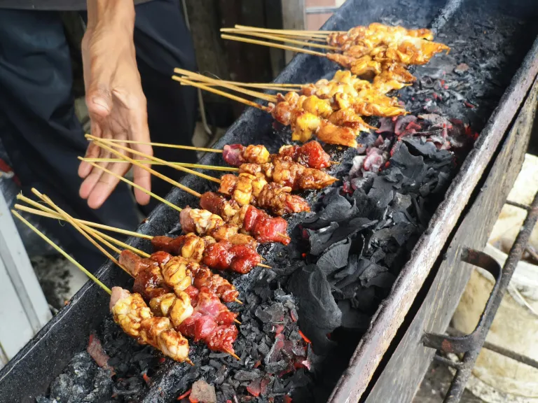 Kuliner Pasar Johar Semarang - Sate Kambing Bu Amini