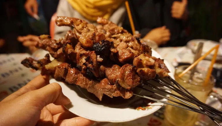 Kuliner Pasar Johar Semarang - WM. Sate Kambing Bu Wachid