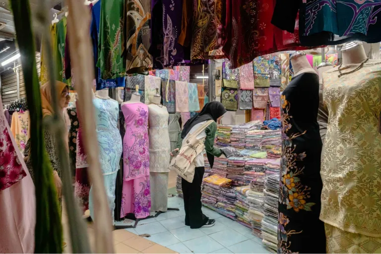 Wisata Kota Bharu, Malaysia - Siti Khadijah Market