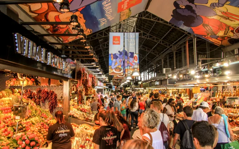Wisata Barcelona Spanyol - Mercat de la Boqueria