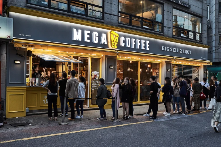 Lokasi Syuting Drama Queen of Tears - Mega Coffee MGC