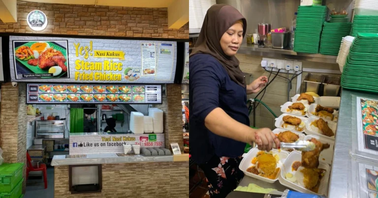 Tempat Makan Kuliner Murah Kurang Dari 10 SGD di Singapura - Yes! Nasi Kukus